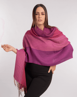 Urma Alpaca Wool & Silk Shawl