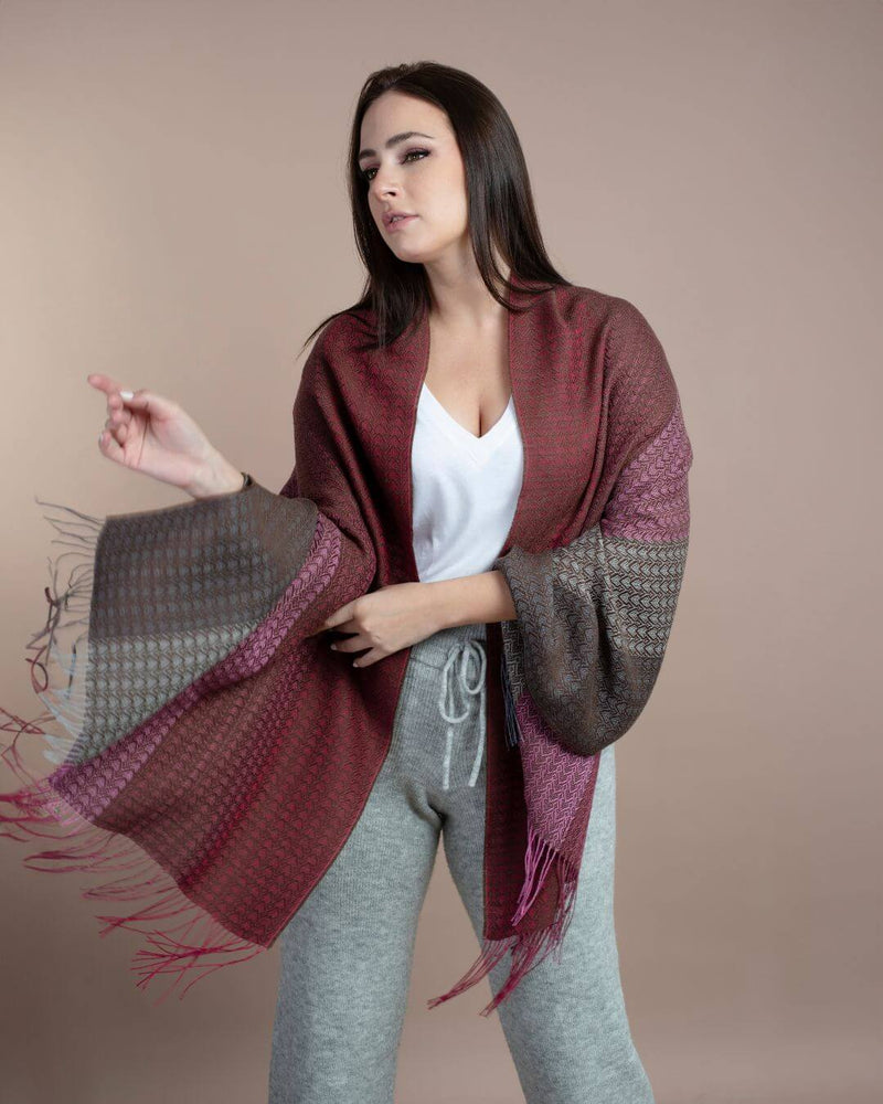 Urma Alpaca Wool & Silk Shawl